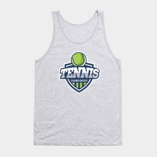 Tennis logo team design Tank Top